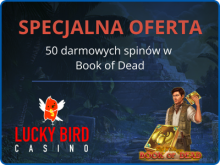 Luckybird без бонусу за депозит-50 безкоштовних спінів!